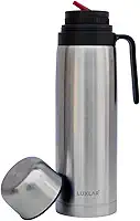 Garrafa Térmica 1 Litro Luxlar 100% Inox Luxo Inquebrável (Inox Prata)
