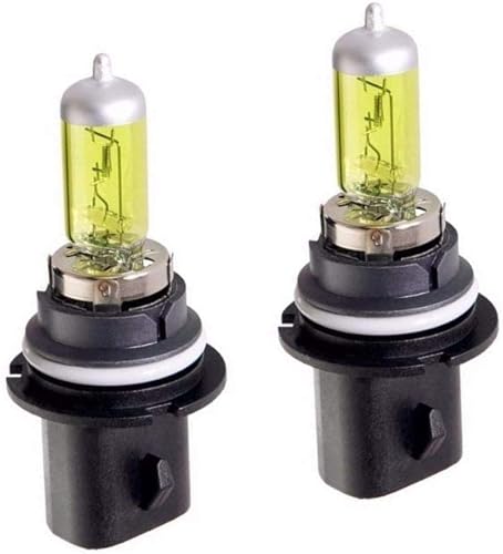 Miniatura 6 de 9004  HB1 - Bombillas halógenas de xenón para faros delanteros, par de bombillas de repuesto de 12 voltios, 100 W, 3000 K, color amarillo dorado