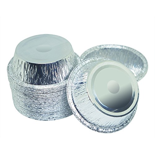 Mystar 4 Disposable Aluminum Foil, Mini Pie/Tarts Baking Cups, Pack Of 70 #TOP6