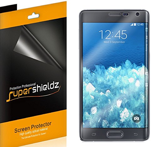 Supershieldz (3 Pack) Designed for Samsung (Galaxy Note Edge) Screen Protector, (Full Screen Coverage) Anti Fingerprint