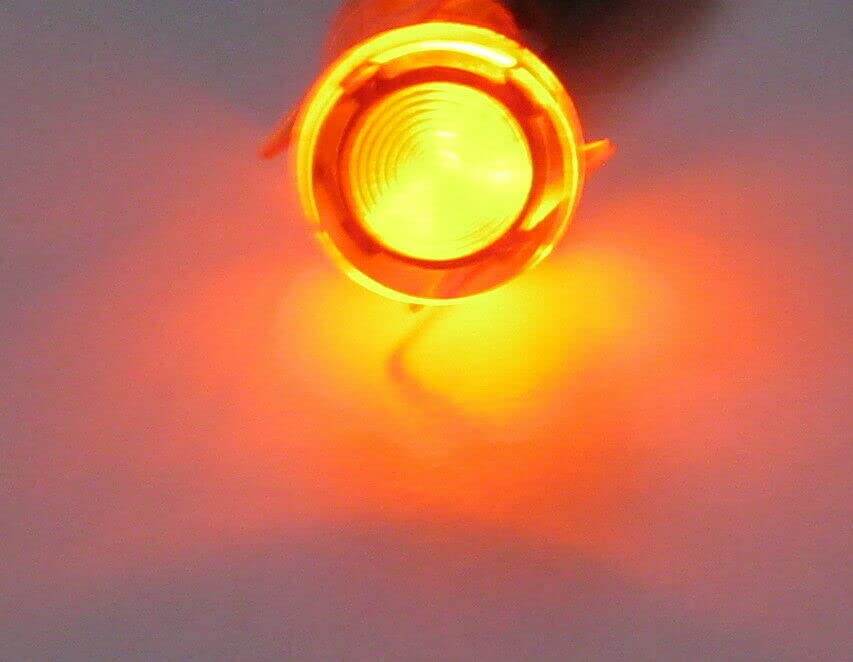 Lámpara Indicadora Ámbar Panel 125V AC 0.33W EFMGREATPARTS miniatura 1