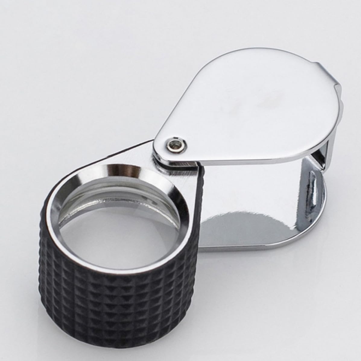 Portable Jewelry Magnifier Folding Loupe 10x-60x for Inspection
