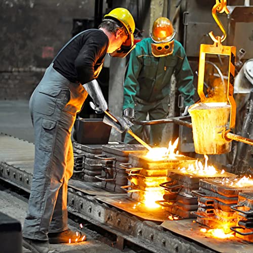 Holulo High Temperature Kevlar Aluminized Glove Heat Resistant Glove Welding Gloves Safety Work Glove (Xl-55Cm) #TOP5