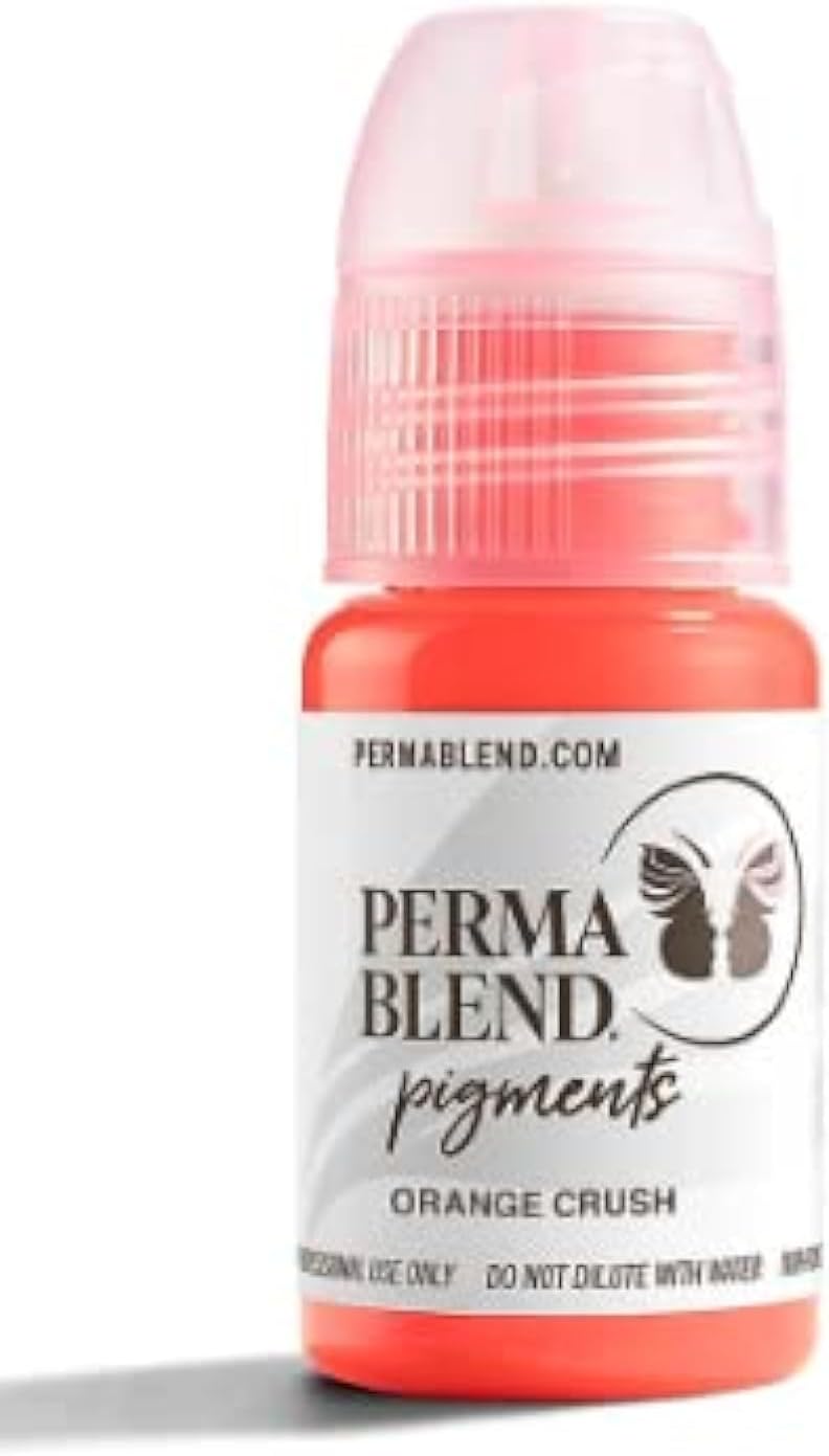 Perma Blend Pigments Professional Lip Color for Permanent Makeup Orange Crush 15ml, Bottle