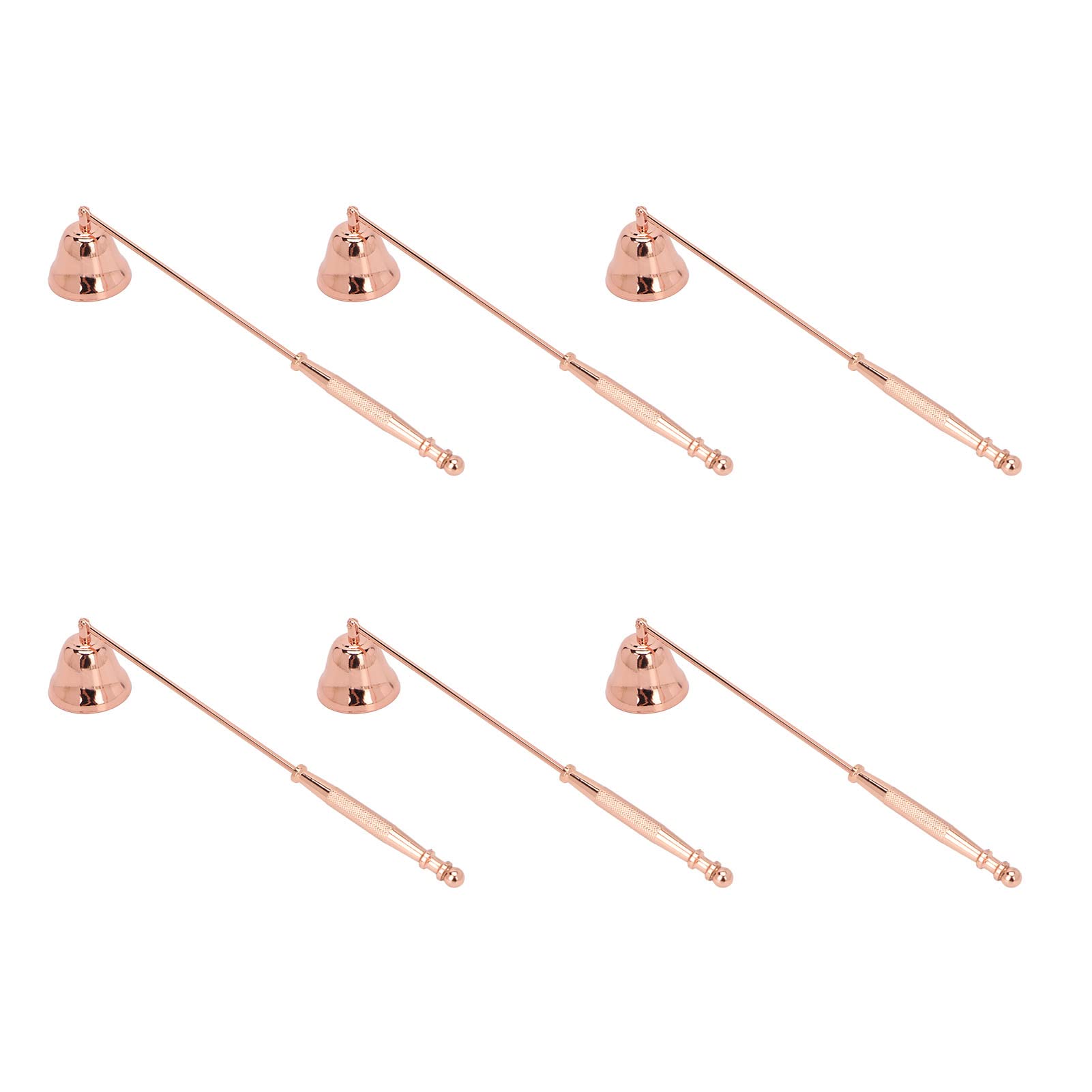 6 Pcs Candle Extinguisher, Rotatable Candle Snuffers with Ergonomic Handle, Candle Extinguisher Cover for Extinguishing Candle Wicks Scented Candles Scented Candles