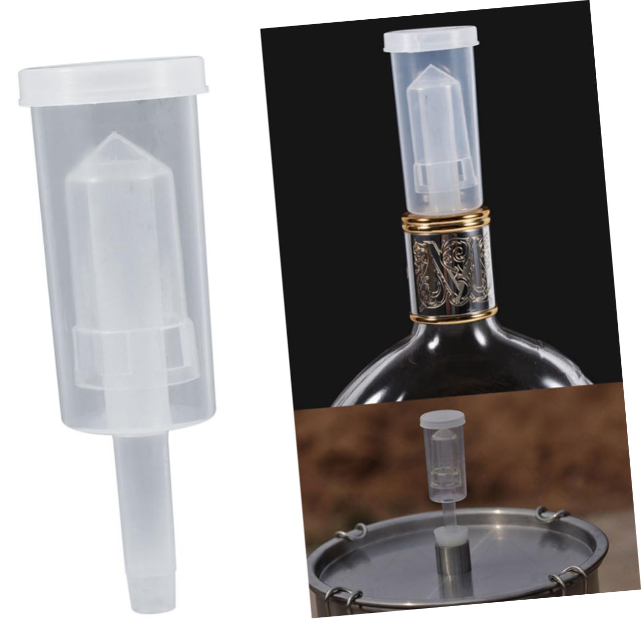 Alipis 4 Sätze Weinverschluss Brauen Für Wein Silikonstopfen Stopper Sperren Stecker Werkzeug Flaschenverschlüsse Flaschenstopfen Aus Silikon Zubehör Kieselgel