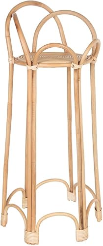 KOUBOO Rattan Loop - Soporte para plantas de interior, 26 pulgadas, maceta natural, color marrón