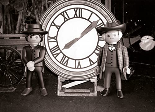 Playmobil 70576 Calendrier de l'Avent Back to The Future Part III, Back to The Future, La Magie de Noël- Noel Calendrier de l'avent, Multicolore