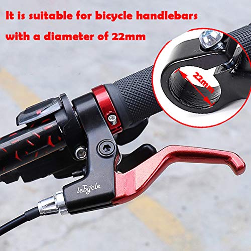 Farbetter Bike Front & Rear Brake Levers, Brakes Cables, V-Brake Caliper Kit, Bicycle Bike V-Brake Set, Advanced Edition (Red) - Thumbnail 5