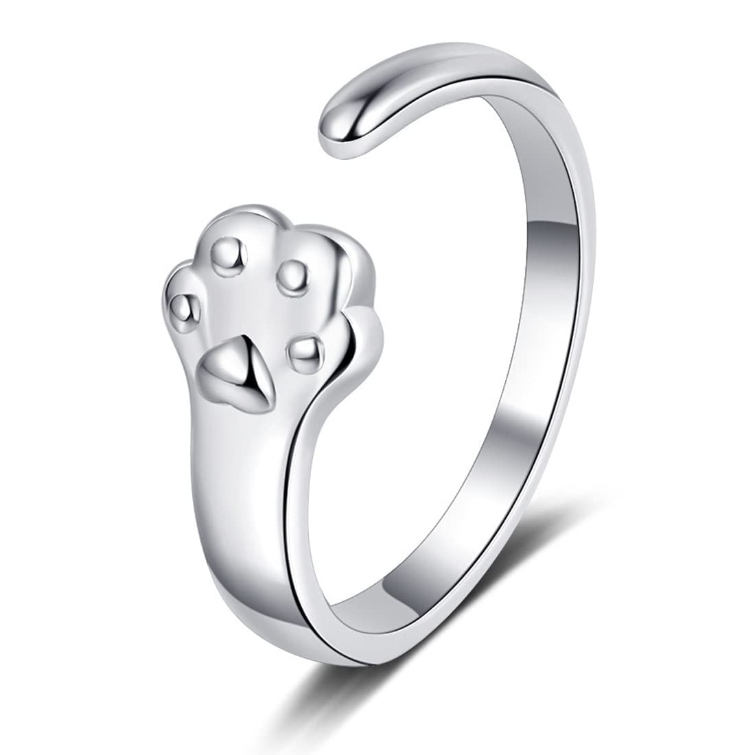 Anello Argento 925 Donna Anello Regolabile Bassotto Argento 925