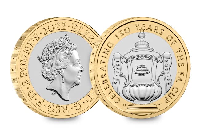 Change Checker 2022 UK 150th Anniversary of the FA Cup BU £2