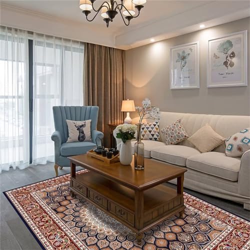 TocoLa Living Room Carpet Teppich 120 X 170 Deko Schlafzimmer Aesthetic Roter Orientteppich...