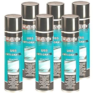 Troton Ondergrondbescherming UBS Spray 500ml zwart Anti Gravex spuitbus slagbescherming autoreparatie bescherming (6)