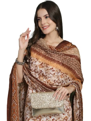 Pinkmint Straight Cotton Printed Kurta And Pant Set With Fancy Dupatta 3 Piece Suit Set Festival