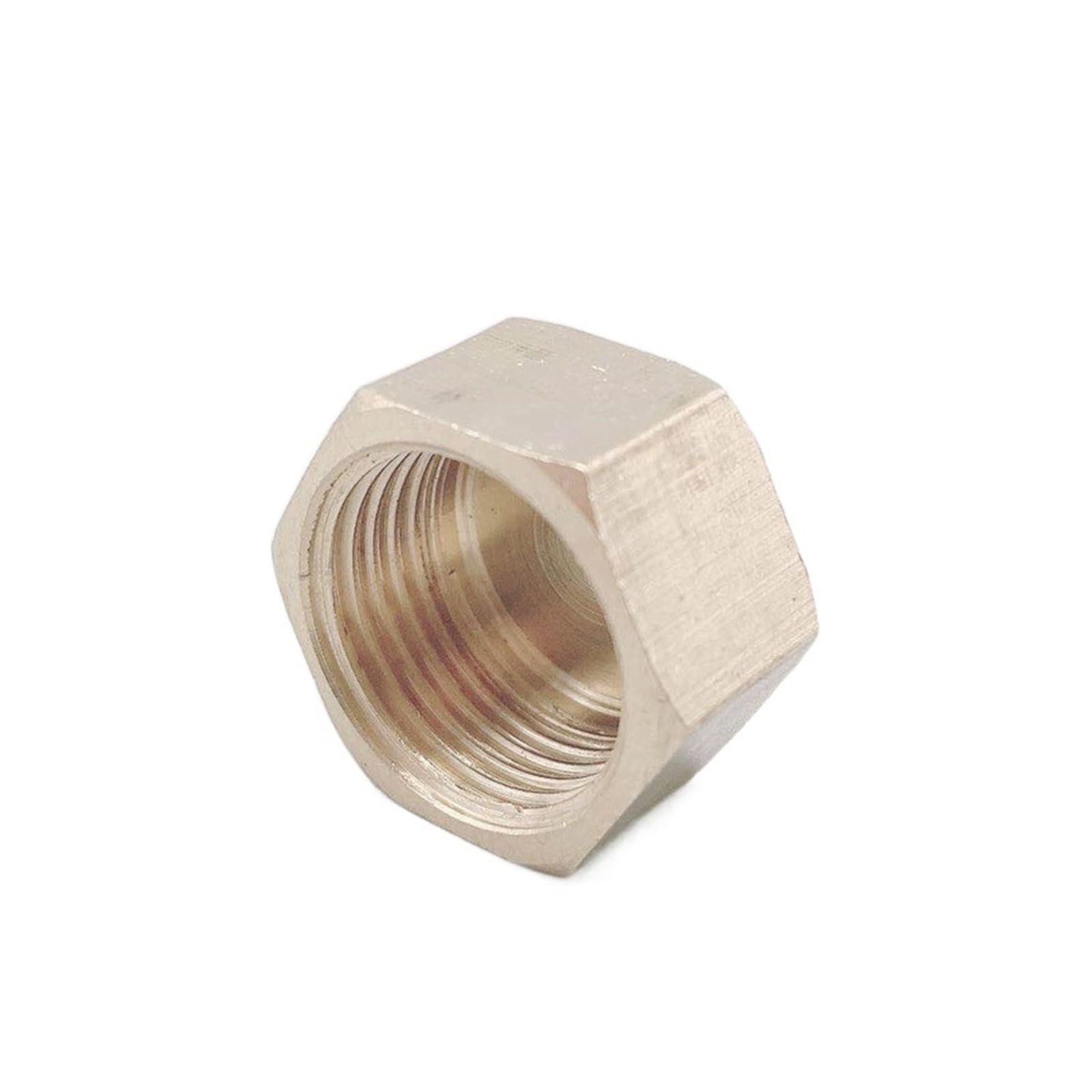Capuchon de tuyau à tête hexagonale en laiton BSP filetage femelle 0,3-2,5 cm (45724)