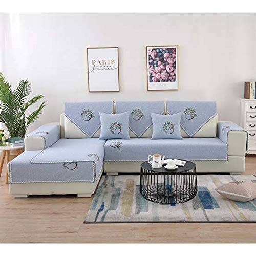 Serviette de canapé en coton lin couverture mode simple chaleureuse