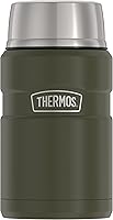 Vista 29 de THERMOS Stainless King Tarro de alimentos aislado al vacío con 2 insertos de contenedor de almacenamiento, 47 onzas, acero inoxidable mate