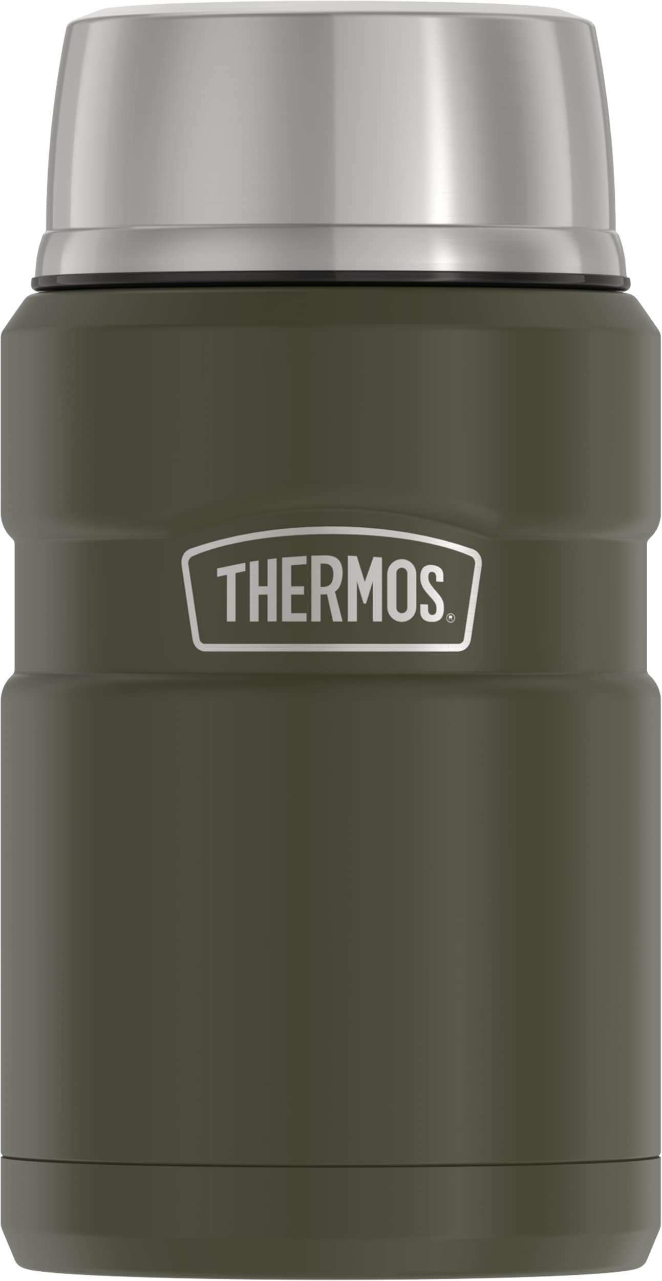 Thermos 24-Ounce Stainless Steel Vacuum Insulated Food Jar (Army Green), one size
