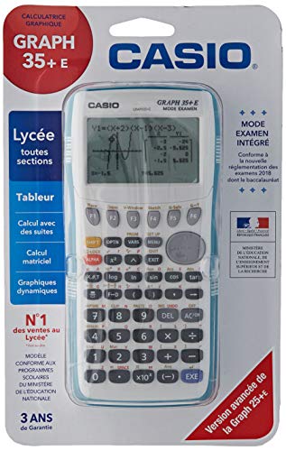 Casio Graph 35+ E calculatrice scientifique lycée avec mode examen