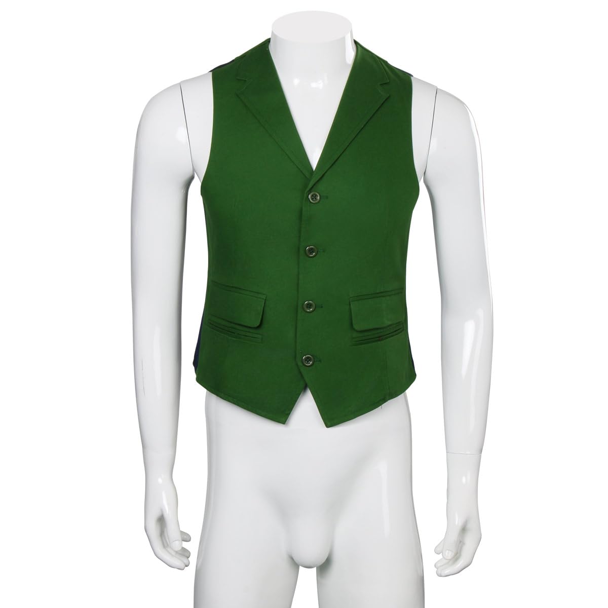Joker Traje Completo para Disfraces, Joker Camisa, Chaleco, Corbata de Payaso Para Halloween, Cosplay, Navidad