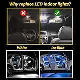 DQWASUYB 16Pcs LED Interior Map Dome Door Light Kit, For Alfa Romeo Giulietta 940 2010-2015 2016 2017 Car Number Plate Bulb - Image 3