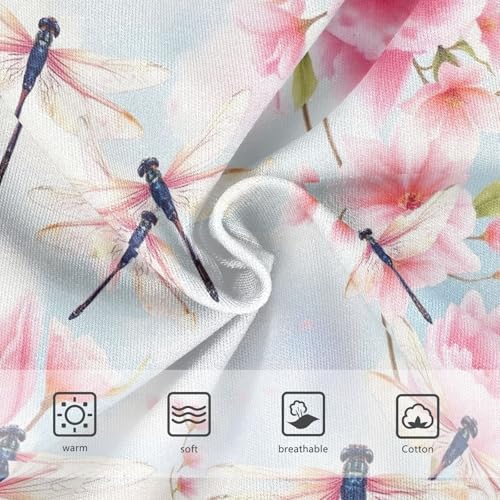 Joisal Watercolor Dragonflies Pastel Hues Cute Panties Girl Girls Underwear Toddlers Cotton Fun Kids Briefs Undies 2t3