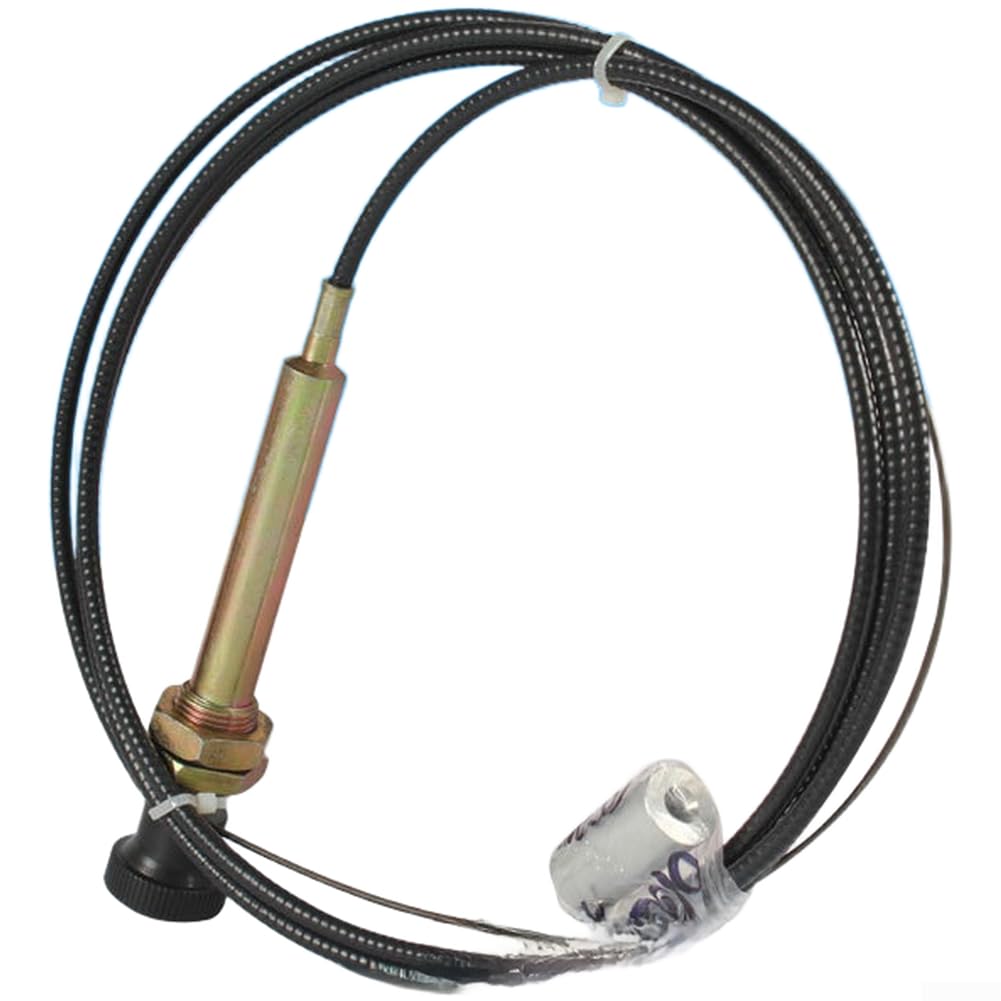 RV - Valvola di scarico per acque reflue, accessori in plastica ABS con cavo di trazione e flangia, 50/63/75 mm, per camper e rimorchio con cavo di trazione da 1,2 m o 2 m, set di accessori (2 m Pull