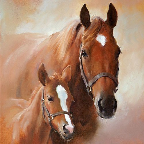 Ambiente Wild Animals - 20 Tovaglioli Di Carta 3 Strati, 33x33 Cm, Con Motivi Di Cervo, Anatra, Volpe, Ecologici E Biodegradabili