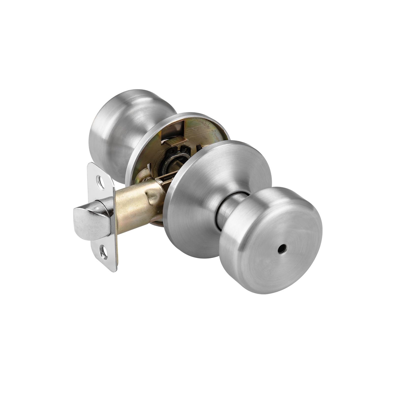 Black Door Knobs - 6 Pack Privacy Knobs -17