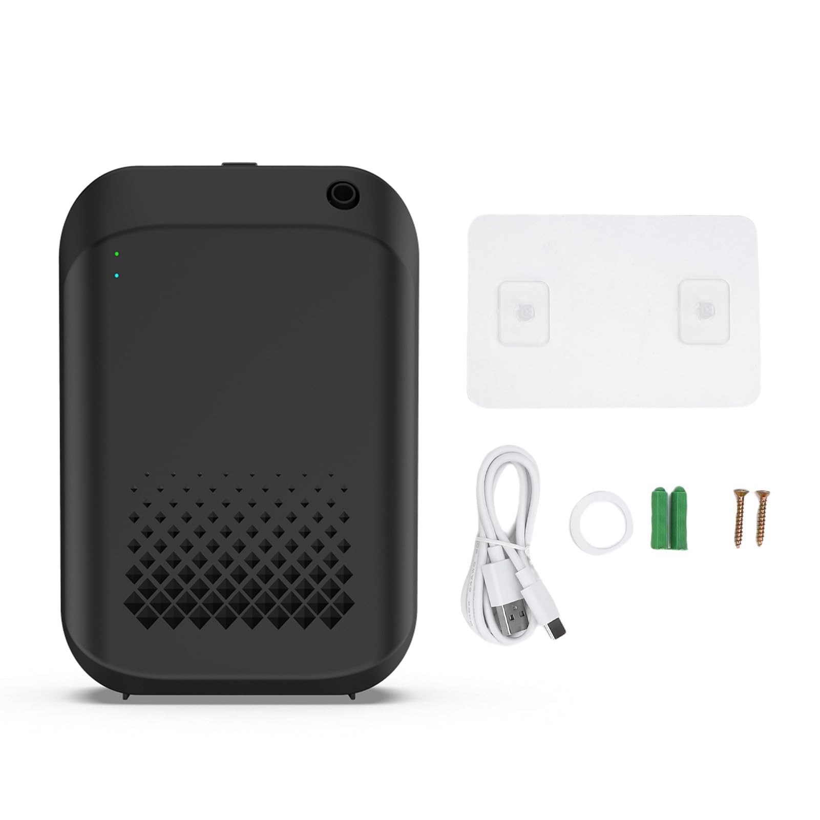 Generic Dyfuzor Olejków Eterycznych Inteligentna Maszyna Zapachowa Bluetooth Łatwa łączność Sterowanie aplikacją dla Domowego Biura Hotel Spa, 5 Opcji Synchronizacji (BLACK)