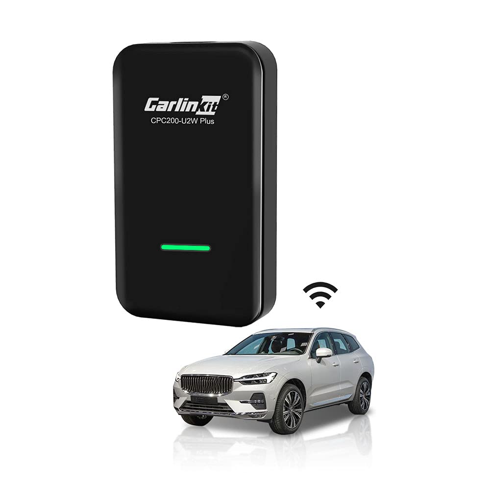 For Apple CarPlay Wireless USB Dongle CarlinKit 3.0 Wireless CarPlay Adapter for iPhone iOS Version 10+, for Factory Wired CarPlay Cars from 2015 to Now, Wired to Wireless CarPlay Automatic Connection