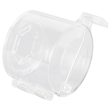 Ketsicart Push Switch Button Protective Cover, Safety Padlock Temperature Resistance for Industrial Chemical