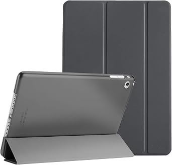ProCase iPad Air 2 2014 Release Case Smart Ultra-Slim Stand Folio Protective Case Translucent Frosted Back Cover Compatible Device: Apple iPad Air 9.7 Second Generation A1566 A1567 - Gray