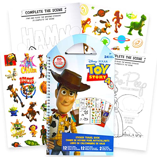 Toy Story Mini Backpack for Boys Girls Toddlers Kids - Bundle with Lightyear Mini Backpack with Toy Story Stickers | Inside Out, Cars, Up, Finding Nemo4