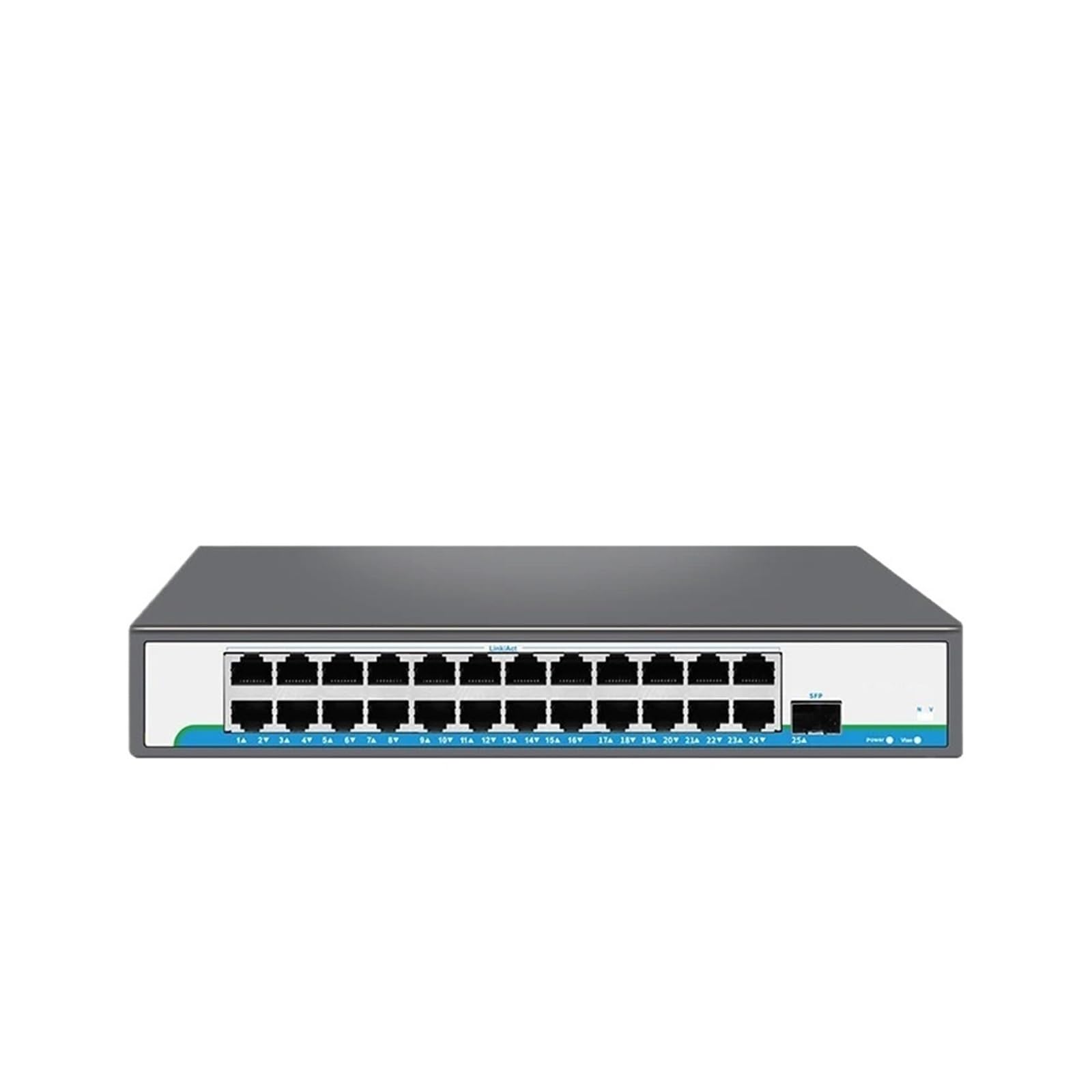 LOCKIMELOW JT-S203CW-251TS L2 Managed Network Switch front view.
