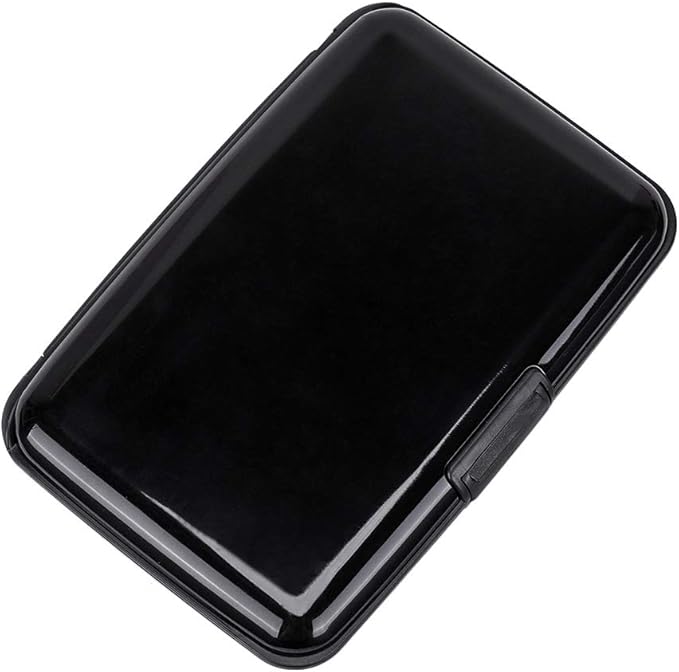 ELFISH Mini RFID Aluminum Wallet Credit Cards Holder
