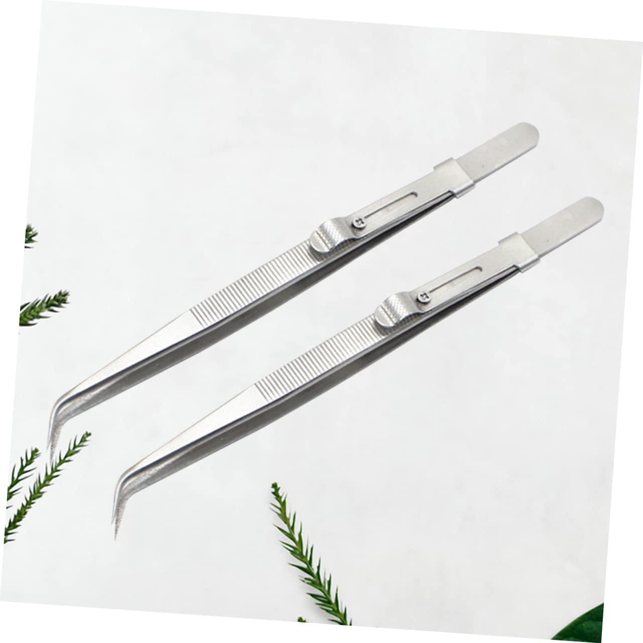 Mipcase 6pezzi Pinzette Acciaio Inossidabile Con Punta Sottile e Curva Per Manicure Riparazioni e Gioielli Pinzette Multifunzionali e Antiscivolo Per Uso Professionale e Personale