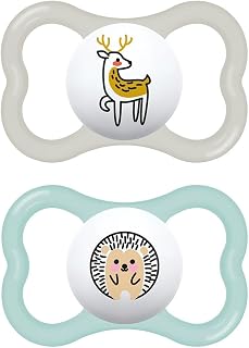 Chupeta Mam Supreme 6+ Meses Silicone Embalagem Dupla Neutra
