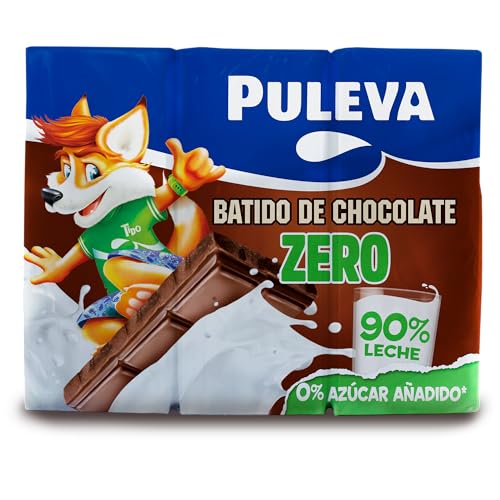 Batido Puleva de Cacao Zero Slim 200ml – Pack 6 unidades
