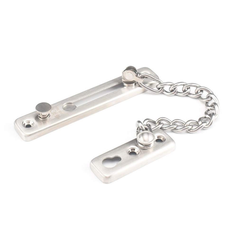 Household Anti-Theft Chain Stainless Steel Reject Unauthorized Entry Safe and Reliable Anti-Theft Lock Bold Thickened/Silver/Square