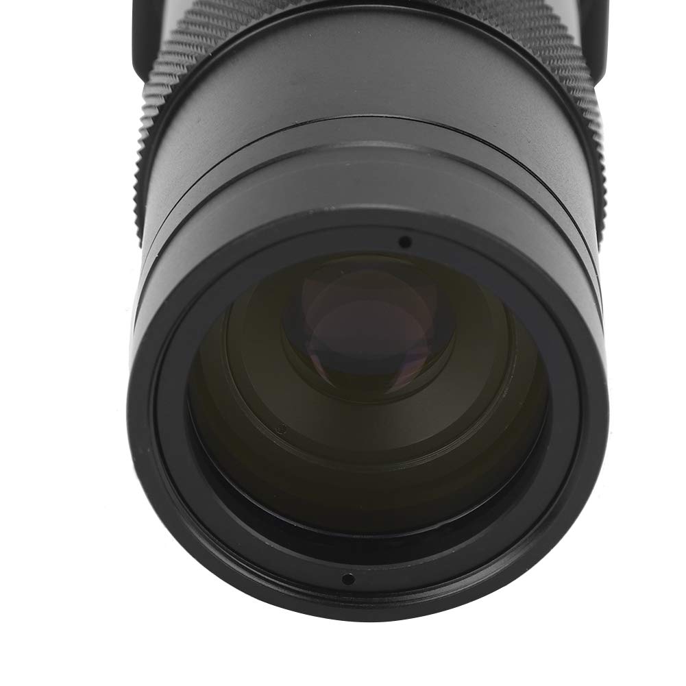Fafeicy Przemysłowa Kamera Mikroskopowa o Rozdzielczości 2 MP z Obiektywem Zoom C Mount do Wyświetlania Obrazu na żywo na Monitorze VGA (wtyczka UE 100-240V)