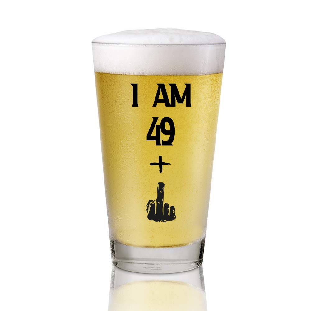 Aimant Frigo 49ème Anniversaire Humour 'Doigt D'Honneur' - Cadeau Drôle Pour Ami - Neuf