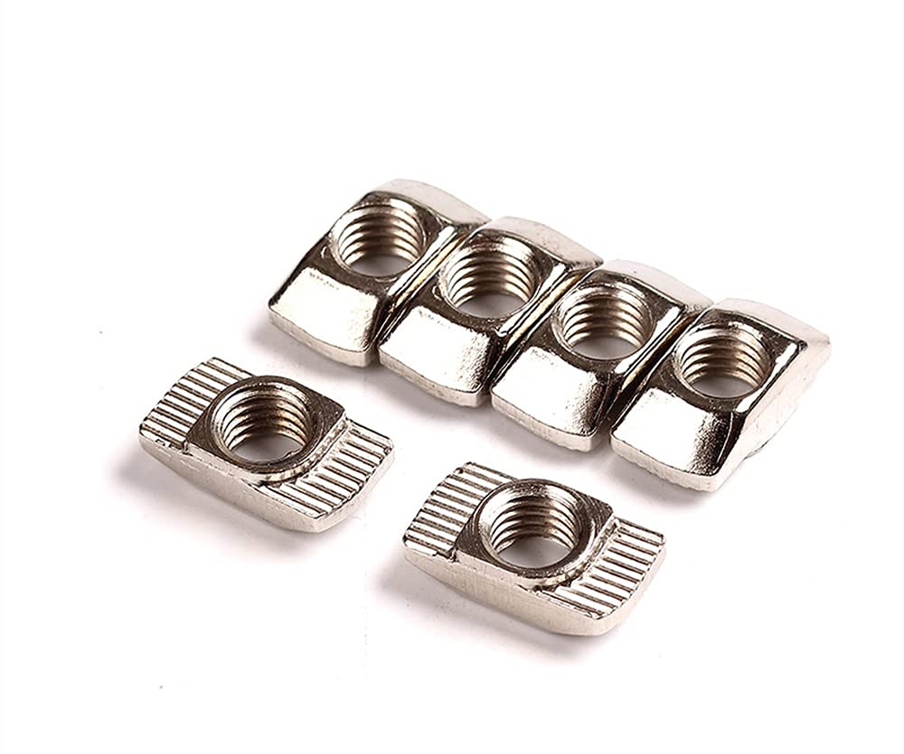 25Pcs T Slot Nuts M3 Aluminum Extrusions Slim Hammer Head Fastener Nut Drop in T Nut Slot Assortment Kit for 2020 Series