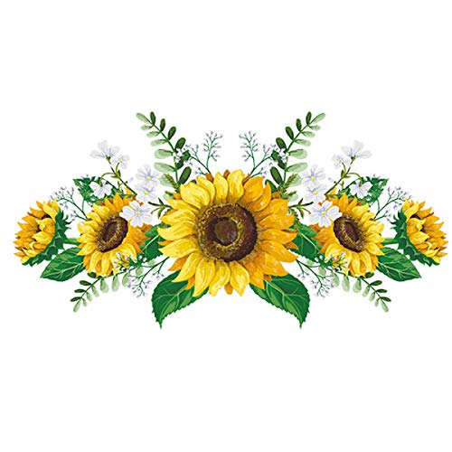 Vinilos decorativos de margaritas y girasoles miniatura 1