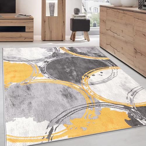 Tapete Rugshop Evora Modern Amarillo 7'10" x 10' miniatura 6