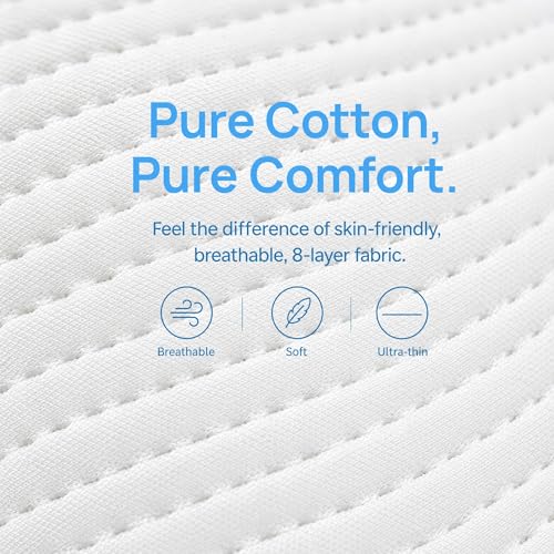 Image of 5 Pairs Insoles for Women, Zero Drop, Cotton Insoles, Washable & Reusable, Sweat Absorbing & Odor Control, US Women 7.5 /Men 6 /EU 40 - Minimalist & Breathable