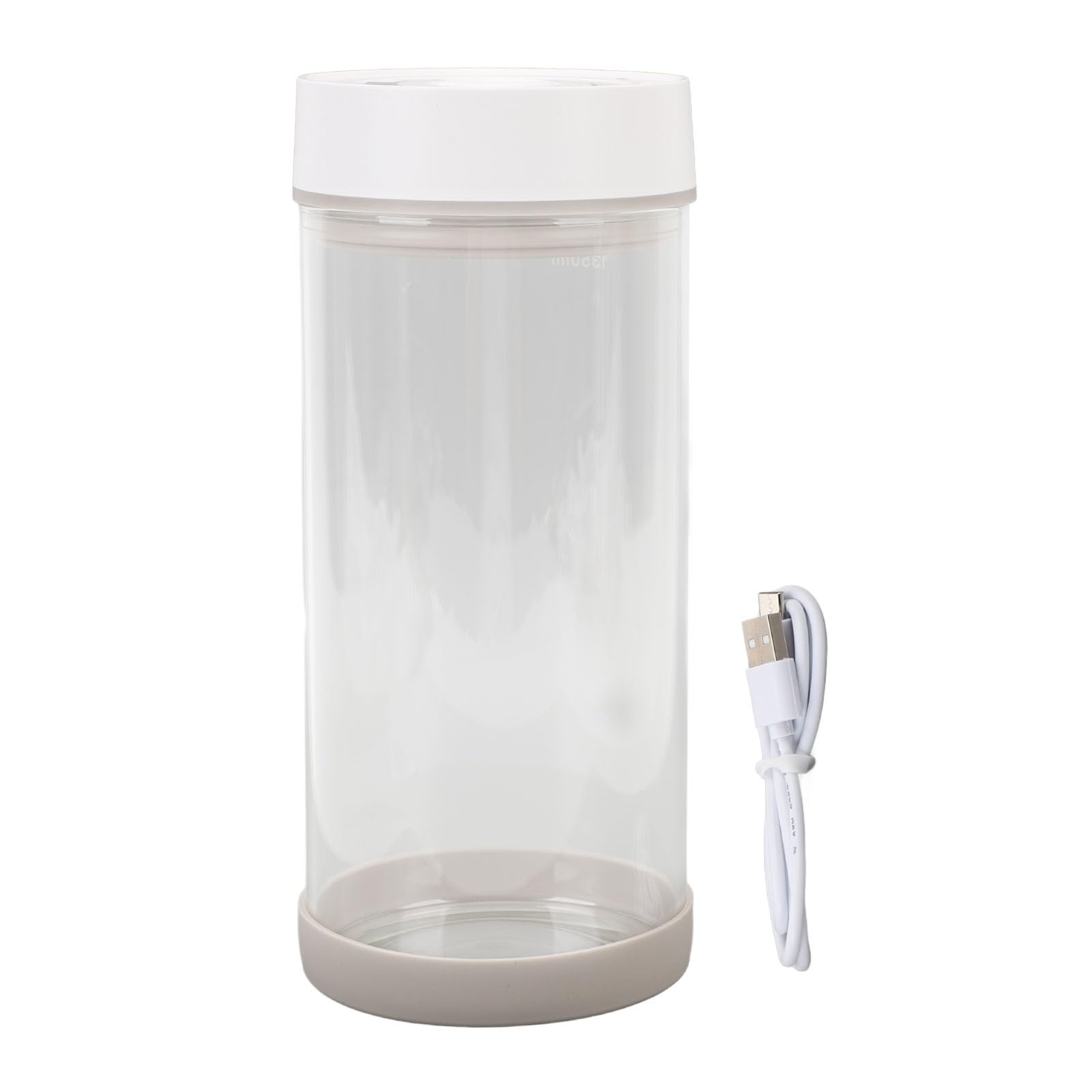 Naroote Boîte à Vide électrique, Batterie 500mAh, Récipient en Verre fermé, Fruits Secs, Noix, Utilisation Multifonctionnelle (1350ml)