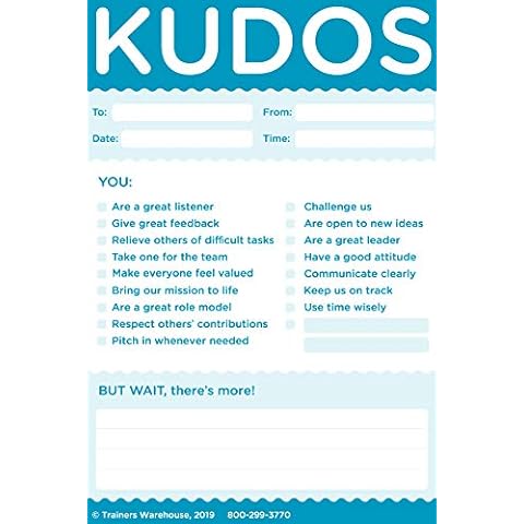 Kudos Notes Assorted Set of 40 (5 Styles) Cover