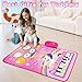 Toys for 1 Year Old Girl Gifts: Baby Music Mat Toddler Toys Age 1-2 - 3 in 1 Piano Drum Animal Touch Unicorn Toy - Infant Musical Toy 12-18 Months Babies Birthday Easter Gifts for 1 2 3 Year Old Girls