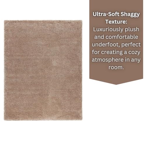Image of Soft Plush Shag Area Rug, Modern Fluffy Carpet for Bedroom, Living Room Bedroom, Kichen, KidsRoom etc.CLR-1, Size 2x3 feet